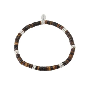 Men's Brown Bracelet Stack