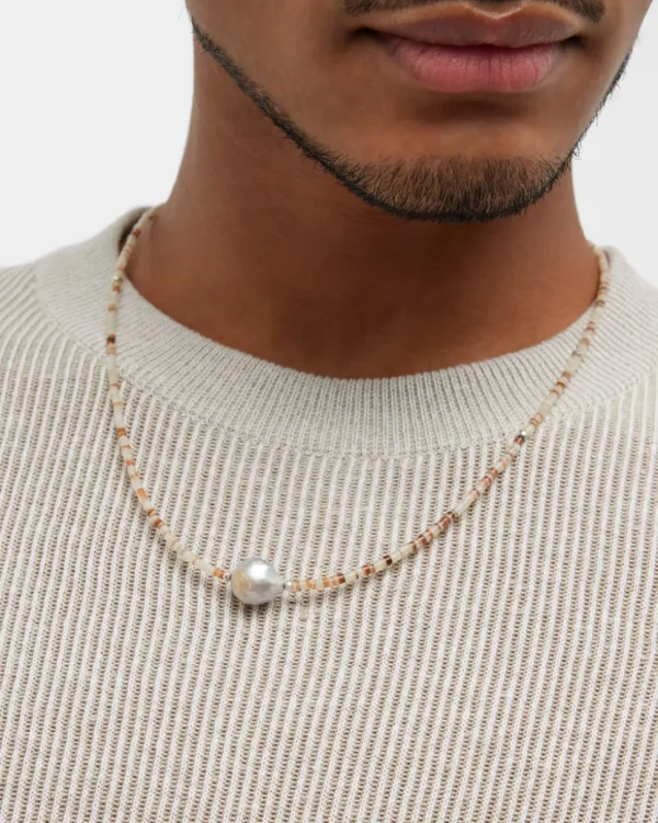 Pearl & Beaded Shells Necklace